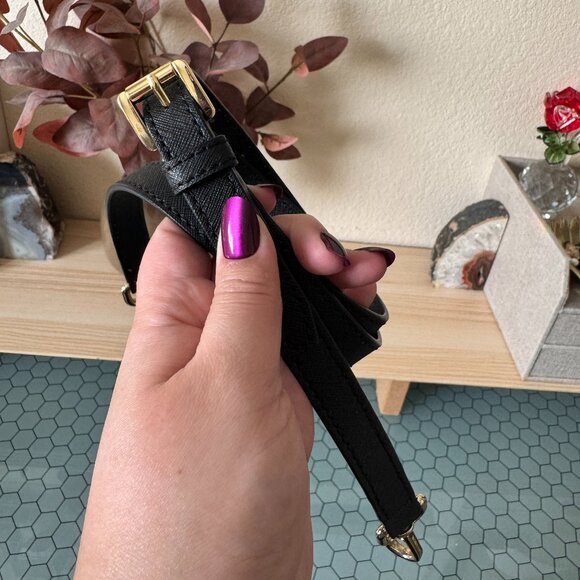 Black Michael Kors Selma Saffiano Leather Medium Satchel - Picture 3 of 14